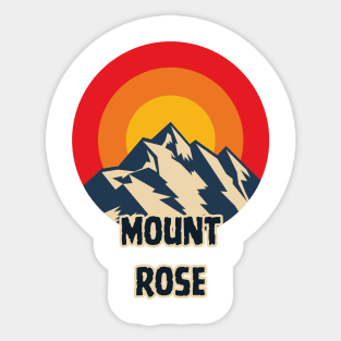 Mount Rose Sticker